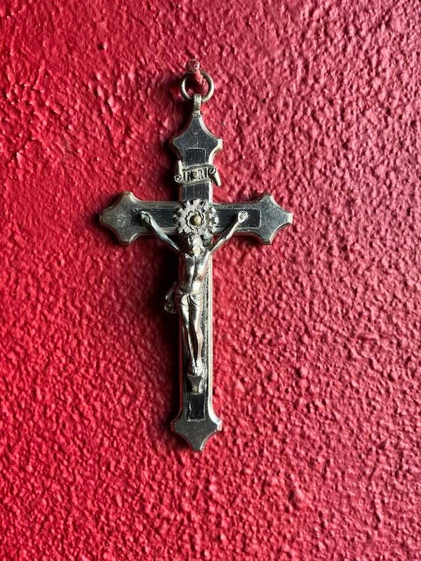 Antiek Kruis Souvenir D' Sacre Coeur