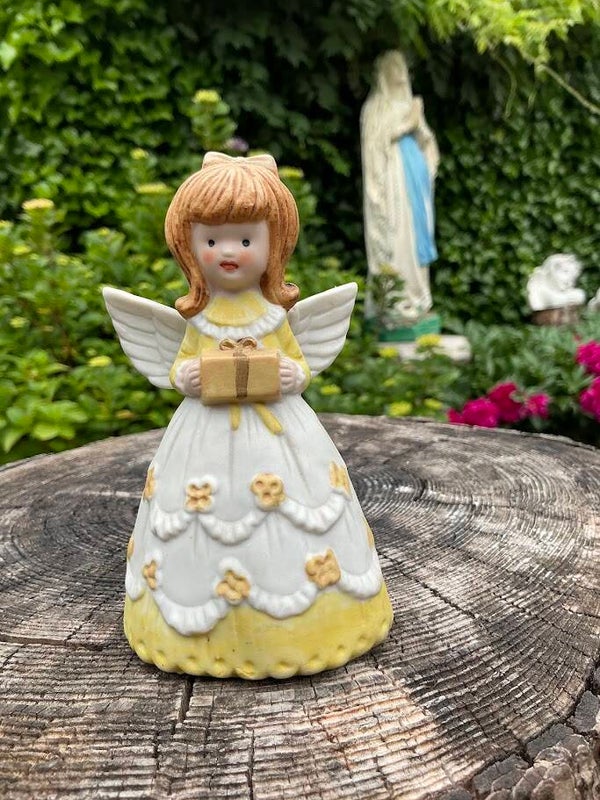 Porseleinen Kerstengel Tafelbel – Jaren ’60