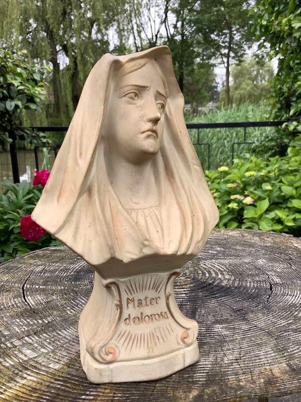 Maria Dolorosa borstbeeld – gips (jaren ’50)