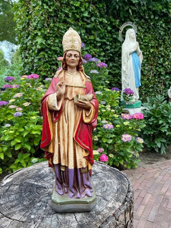 Heiligenbeeld St. Cornelius – Massief Gipsen Beeld (Beschermheilige van Boeren)
