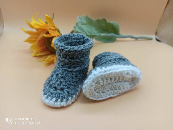 Babybootys grau