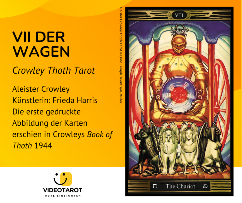 Der Wagen im Crowley Thoth Tarot