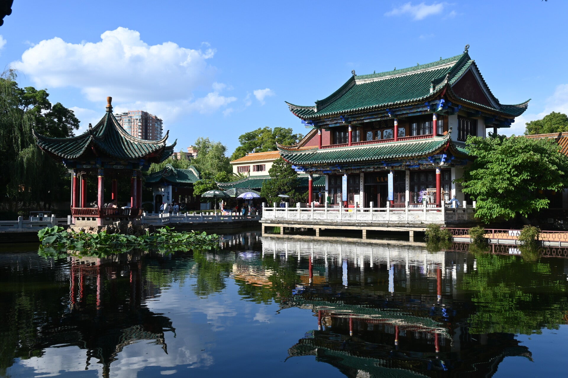 Parc du Lac vert, Kunming, Yunnan, Chine