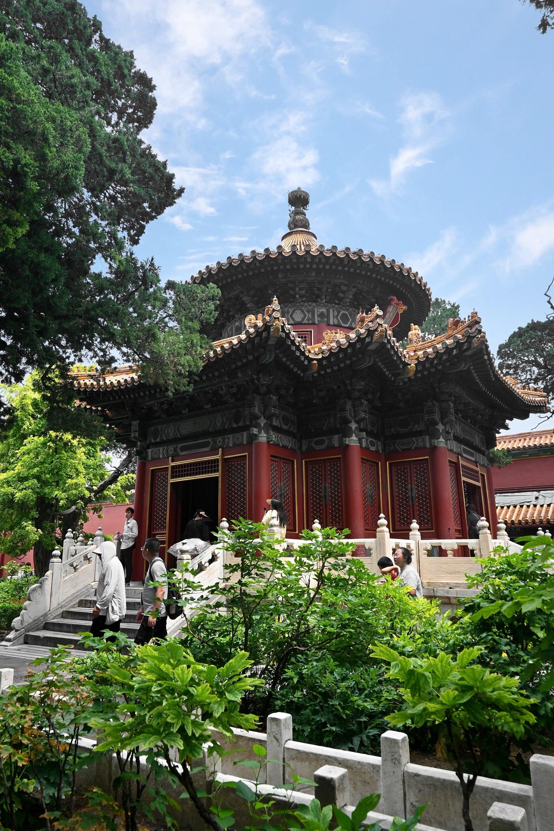 Temple à Pékin, Chine