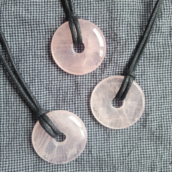Doonut Quartz Rose 30mm