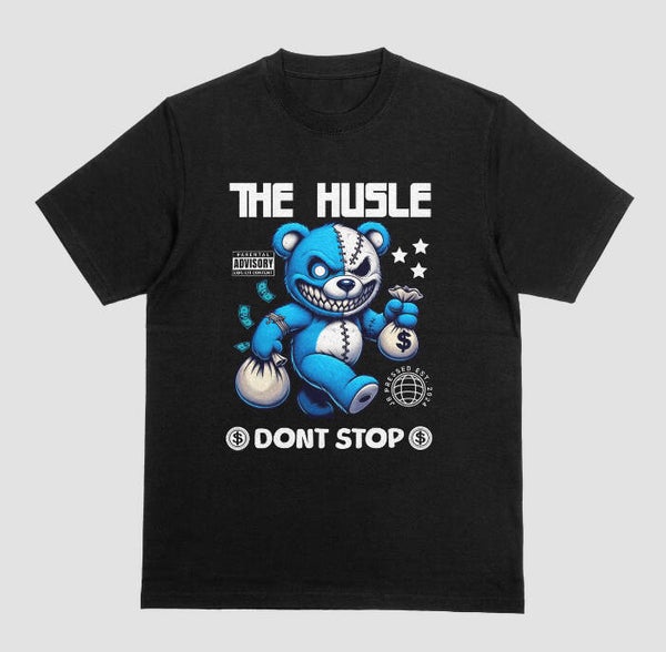 Hustle Don’t Stop custom Tee