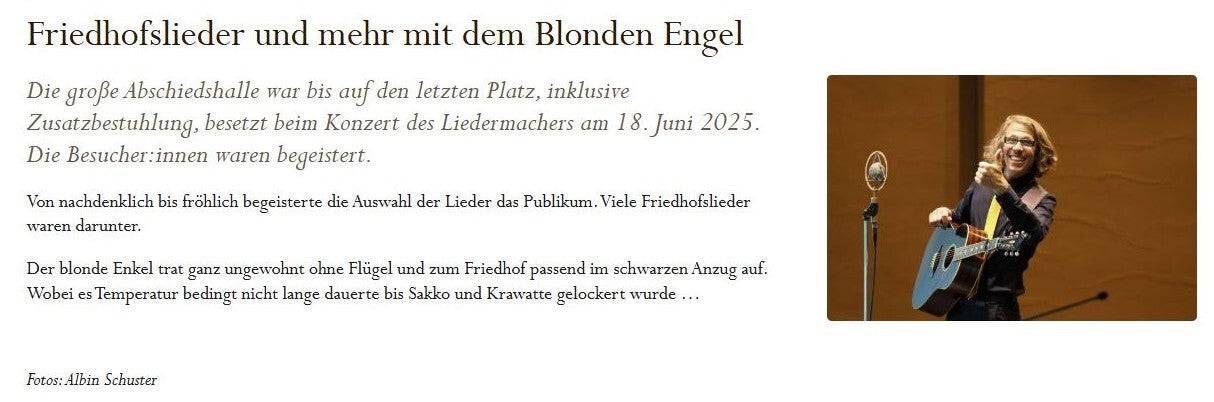 Blonder Engel, Albin Schuster, 