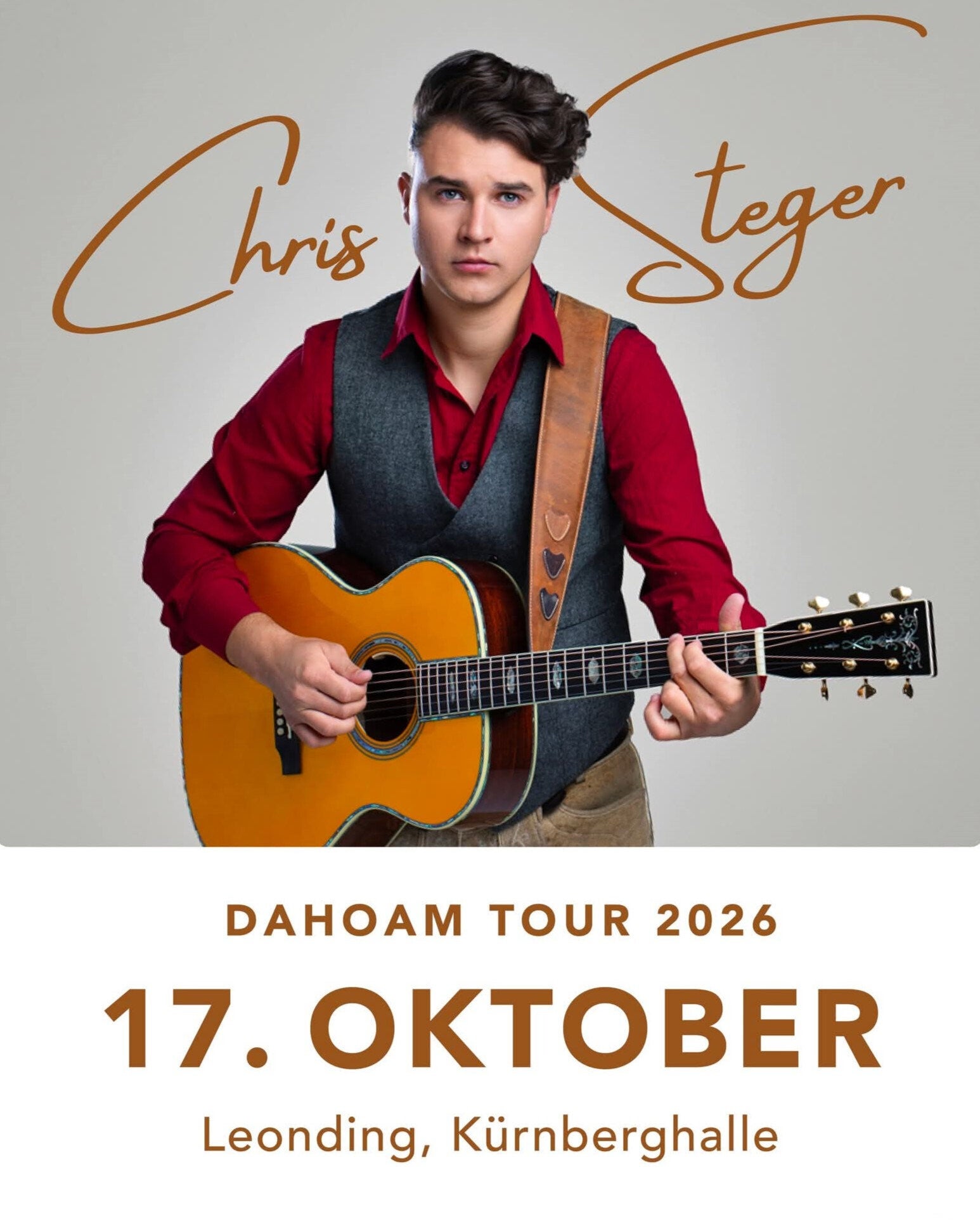 Chris Steger in der Kürnberghalle Leonding. Postl Shows.                            eonding.