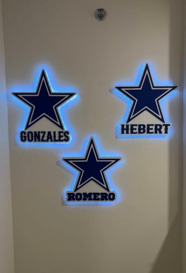 dallas cowboys led sign