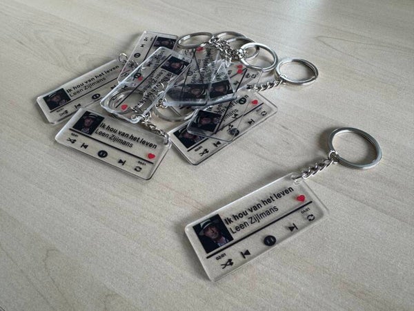 Sleutelhanger - Ik Hou Van Het Leven