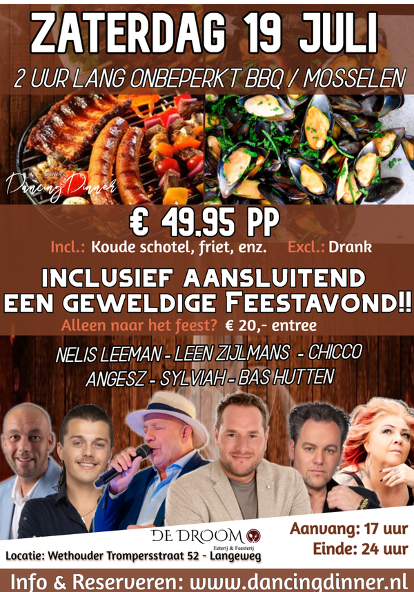 Onbeperkt Eten + Feestavond