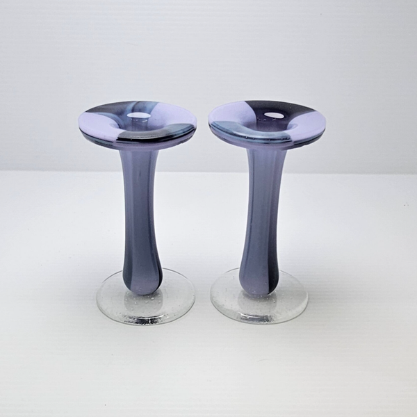 Purple and lavender candlesticks