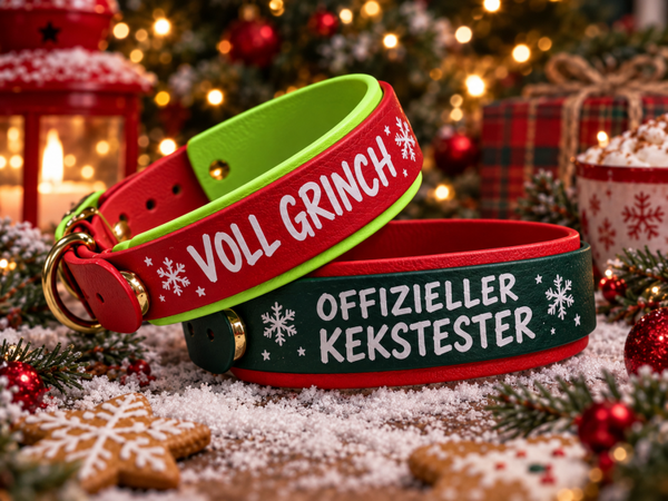 Biothane Halsung "HO HO HO"