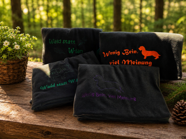Outdoordecke "Forest" mit Spruch