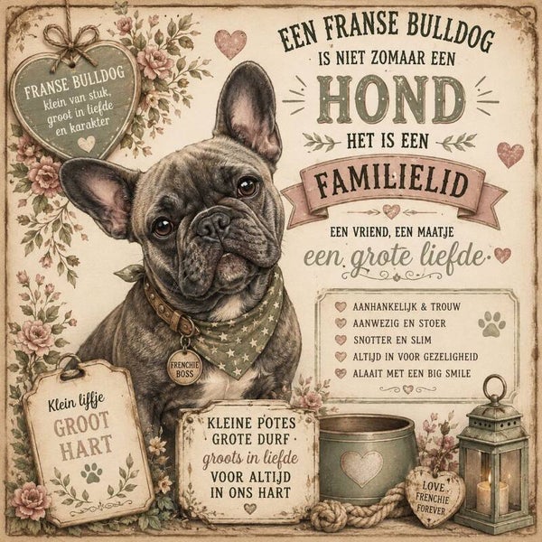 Tegel Franse Bulldog