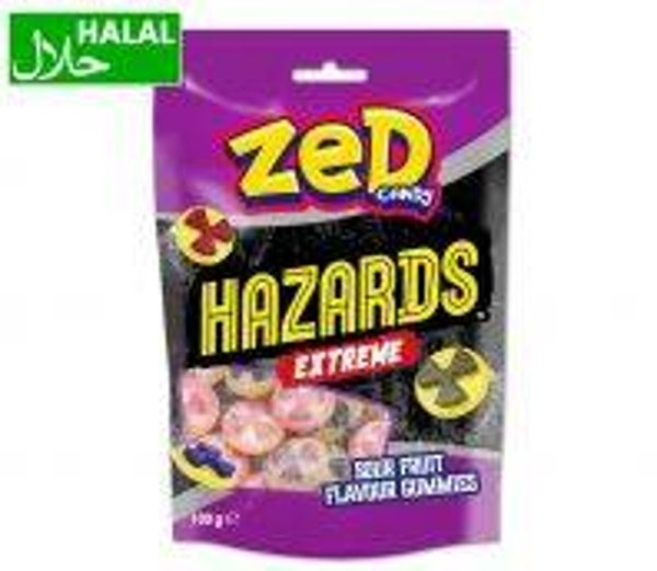 Hazards sour fruit gummies