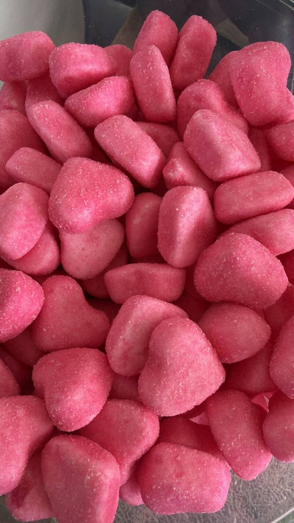 Roze hartjes kersen