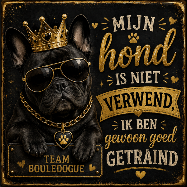 Tegel Franse Bulldog 1.0