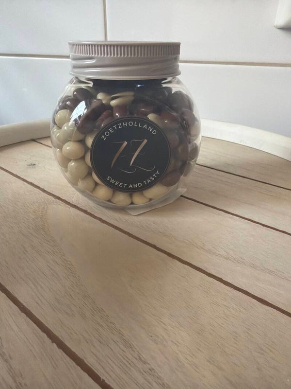 Choco pinda gevuld in potje