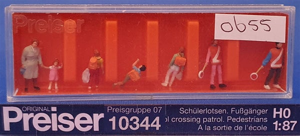 Preiser 10344 - Klaarovers met scholieren (0655)