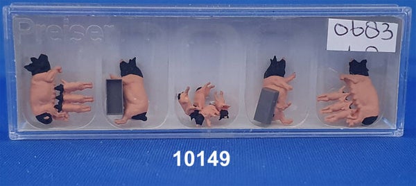 Preiser 10149 - Duitse varkens en biggen *Schwäbisch Hall* (0683)
