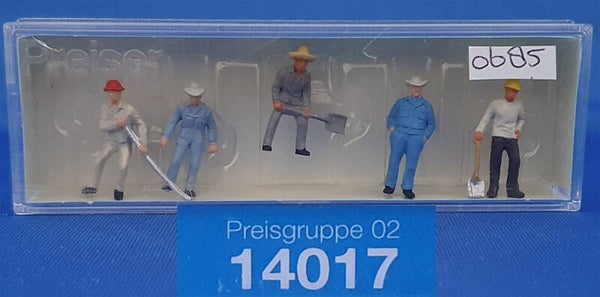 Preiser 14017 - spoorwerkers (0685)
