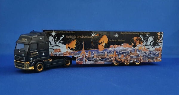 Herpa 149501 - Volvo FH XL Koffer-Sattelzug - "Weihnachten 2003"