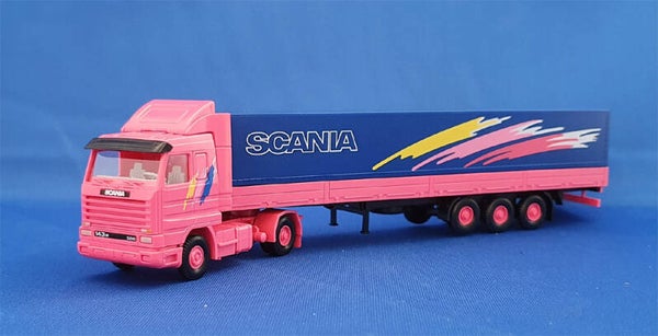 Wiking 5180232 - Scania Streamline 143m 500 + huiftrailer "Scania" (1572)