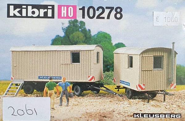 Kibri 10278 - 2 bouwplaats wagens (2061)
