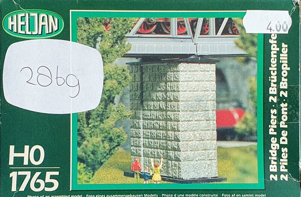 Heljan 1765 - 2 brugpijlers (2869)