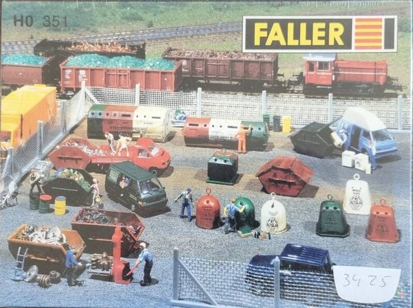 Faller 351 - recycling containers