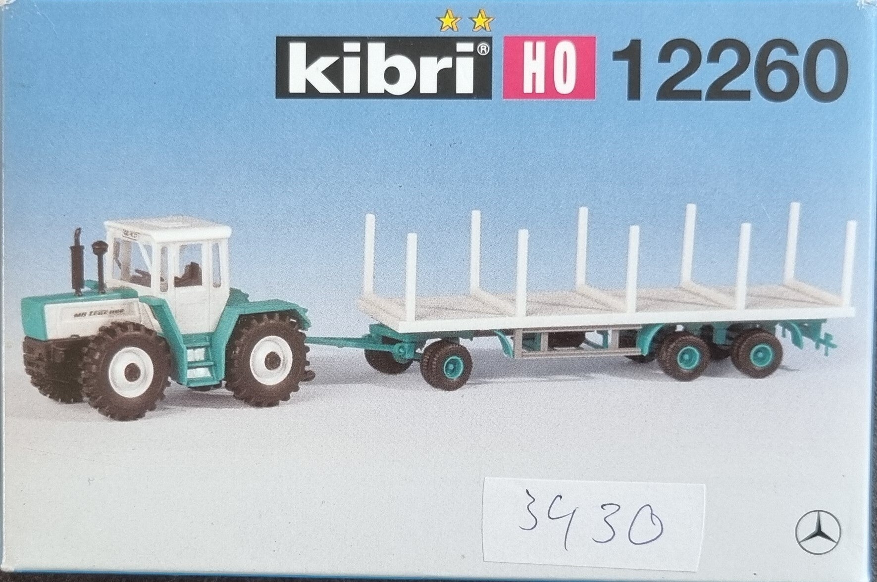 Kibri 12260 - MB Traktor mit Rungenflachwagen