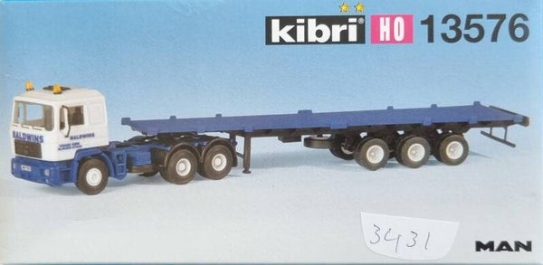 Kibri 13576 - MAN met containeroplegger