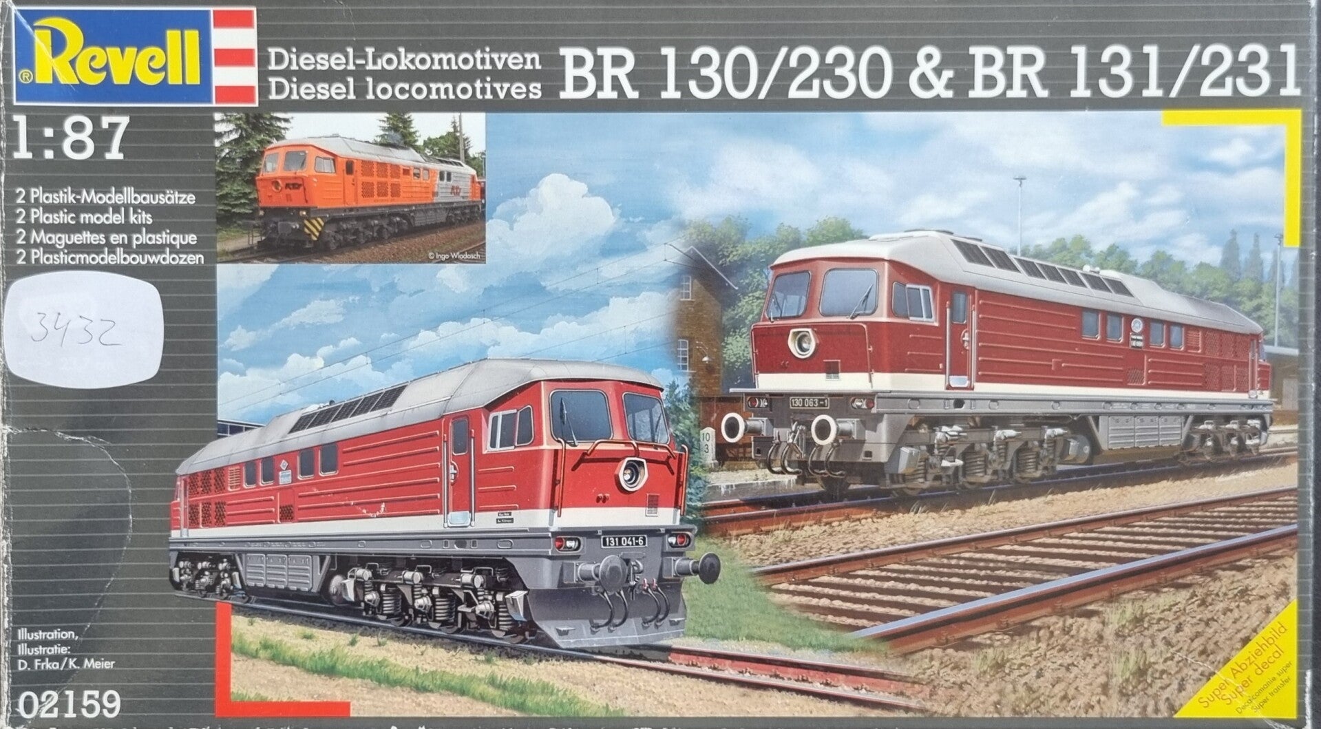 Revell 02159 - 2x diesellocomotief DDR