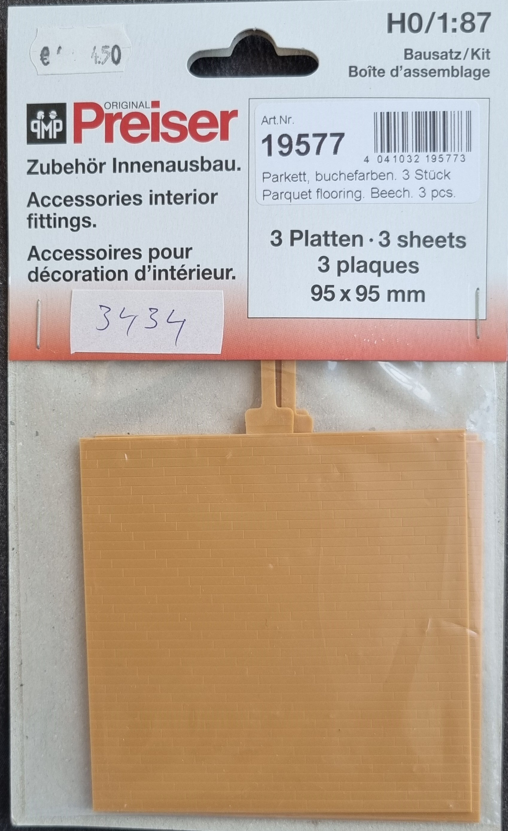 Preiser 19577 Parket beuken