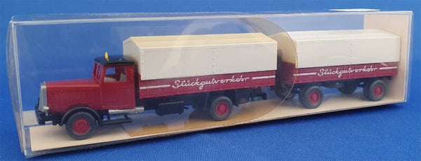 Wiking 85727 - Hanomag Pritschen Lastzug Stückgutverkehr (4031)