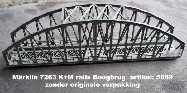 Märklin 7263 - boogbrug voor Märklin K+M rail