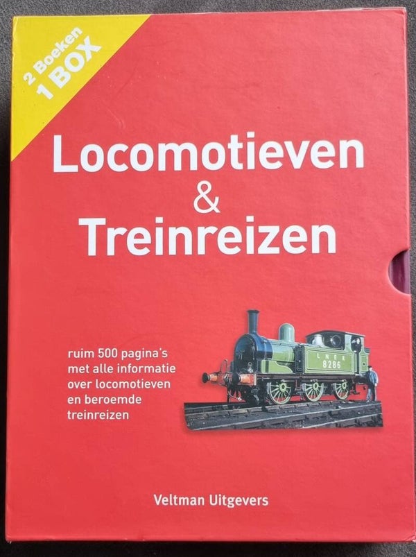 Locomotieven en treinreizen, 2 boeken in 1 box
