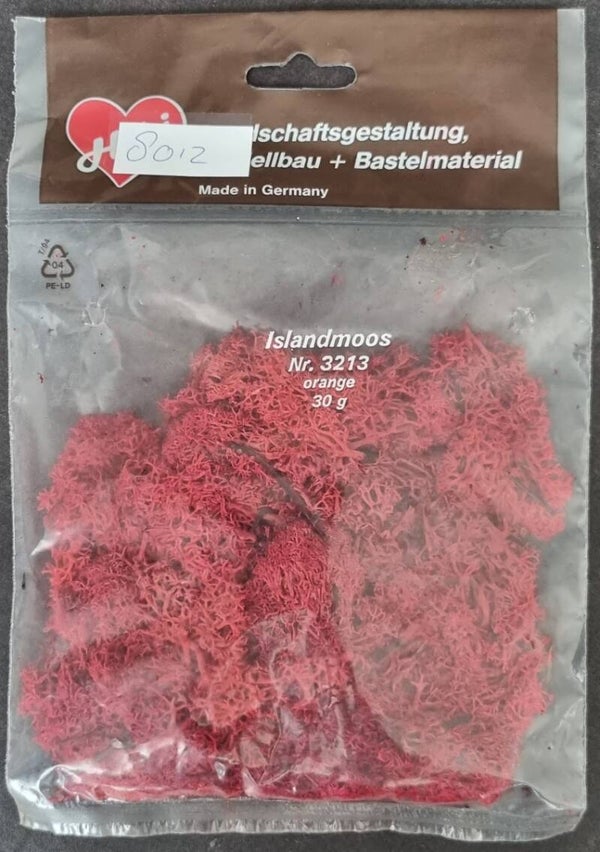 Heki - 3213 Rendiermos rood 30 g