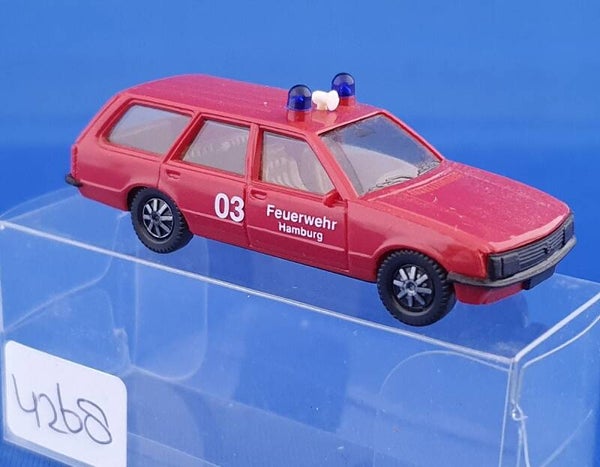 Herpa - Opel  Rekord Berlina 2.0E feuerwehr Hamburg (4268)