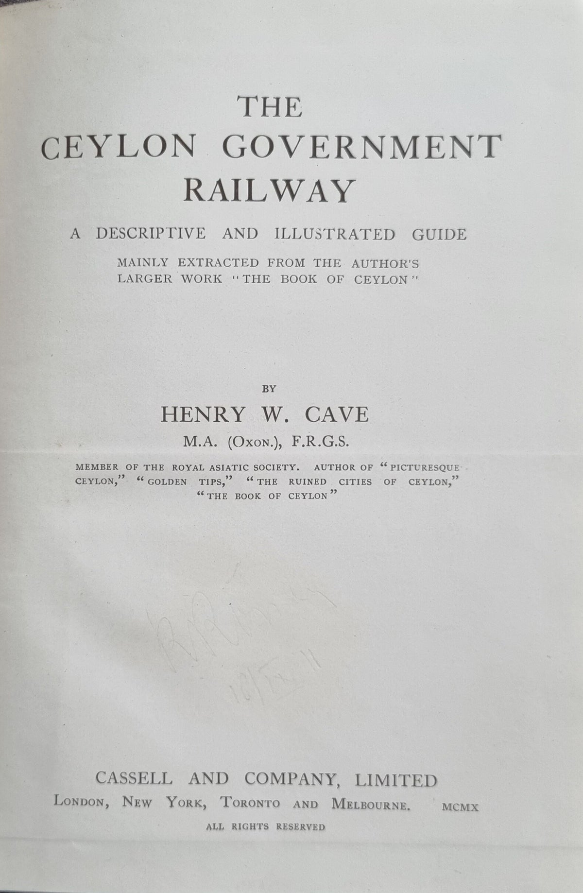 The Ceylon Government Railway | H0 Vastgoedje
