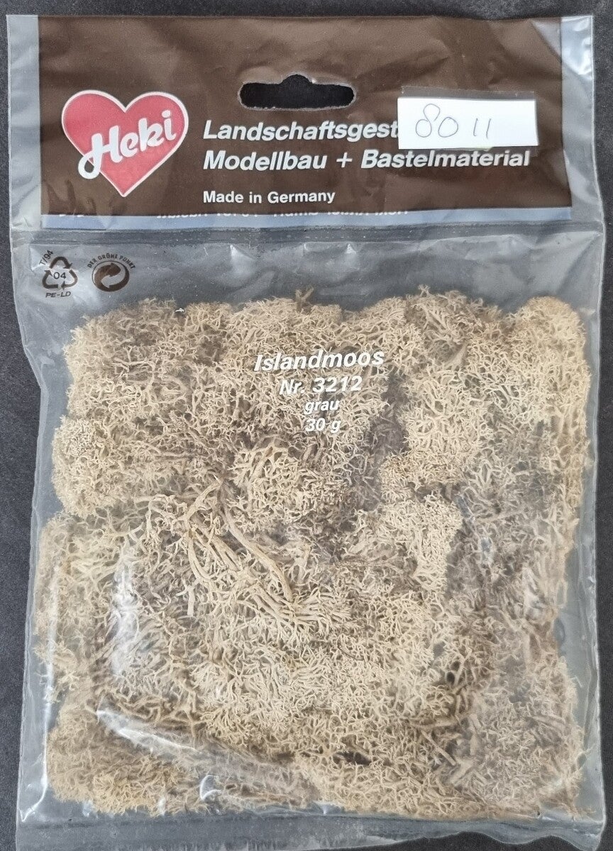 Heki - 3212 Rendiermos grijs 30 g