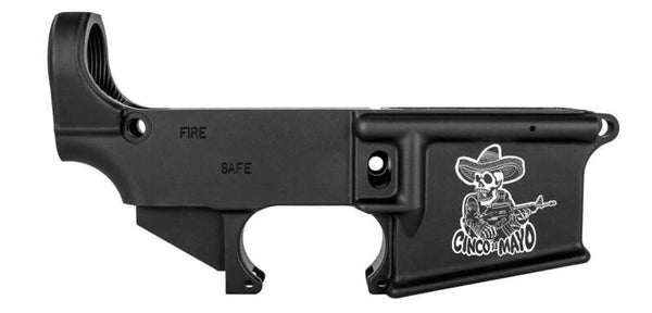 80% Lower Receiver Cinco De Mayo "El Gaucho" Limited Edition  - Fire / Safe Engraving