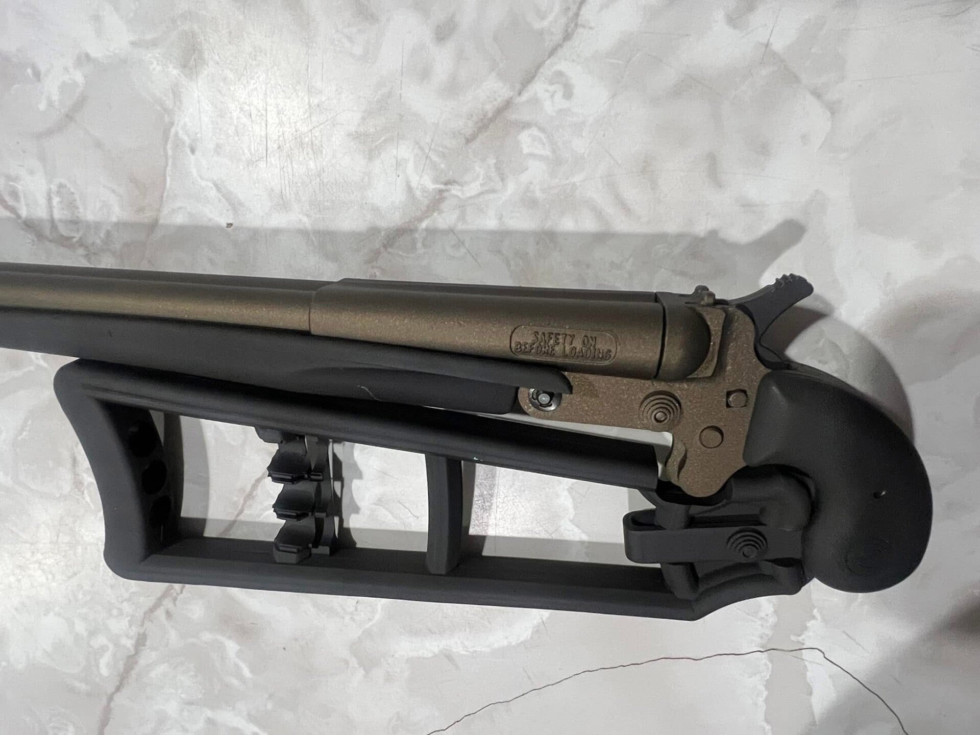 .410 Derringer with stock Burnt Bronze