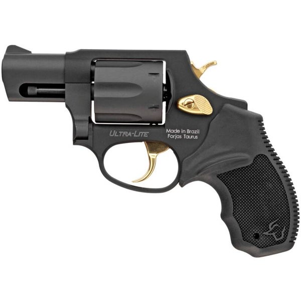 TAURUS 856 - 38 SPL+P BLACK WITH GOLD ACCENTS