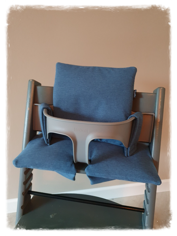 Tripp Trapp kussenset jeans blauw