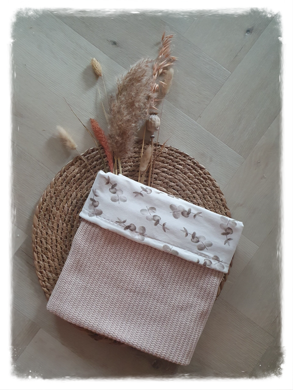 Deken olijftak knit