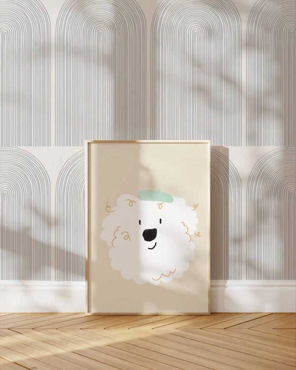 Noodle | Baret Blauw | Poster