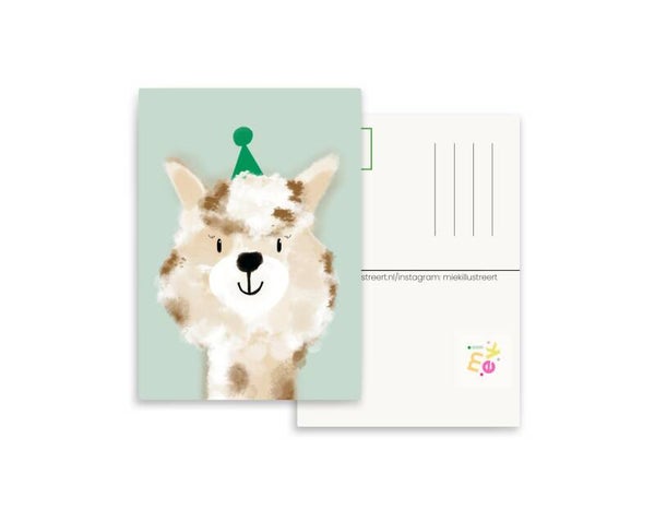 Alpaca | Groen Blauw | Kaart
