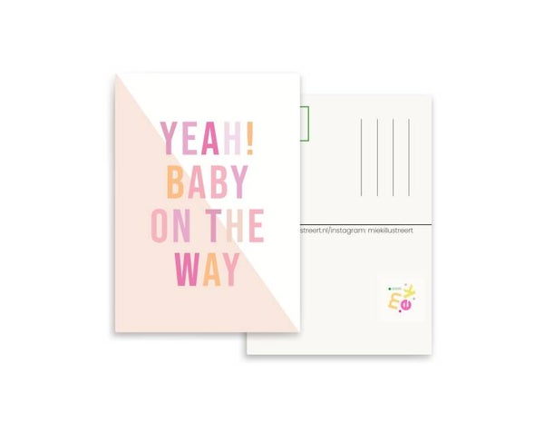 Yeah Baby On The Way | Roze | Kaart